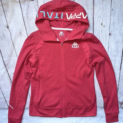 RARE NOS Women's Small Kappa Full Zip Hoodie Hooded