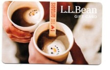 LL Bean Christmas Cocoa Snowman Marshmallow Gift Card No $ Value Collectible