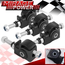 For 90-97 Accord 92-96 Prelude 4pc Adjustable Front Upper Camber Kit Joint Black