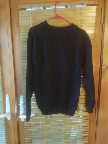 Vintage Hanes 90s Black Blank Raglan 