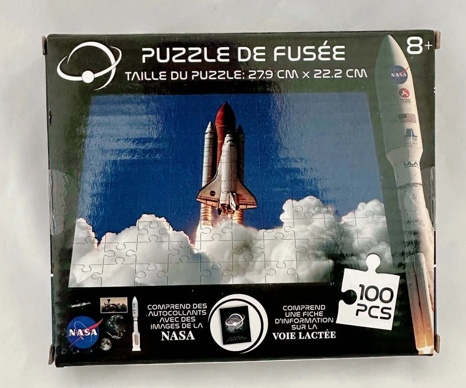🚀 NASA Rocket Puzzle • 100 Pc Space Shuttle Jigsaw 🧠 NEW - Image 2 of 3