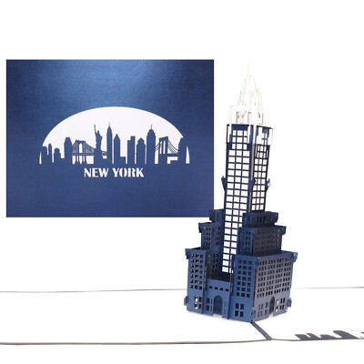 Pop Up Karte ''New York'' als USA Souvenir, Einladung, Gutschein Reise            