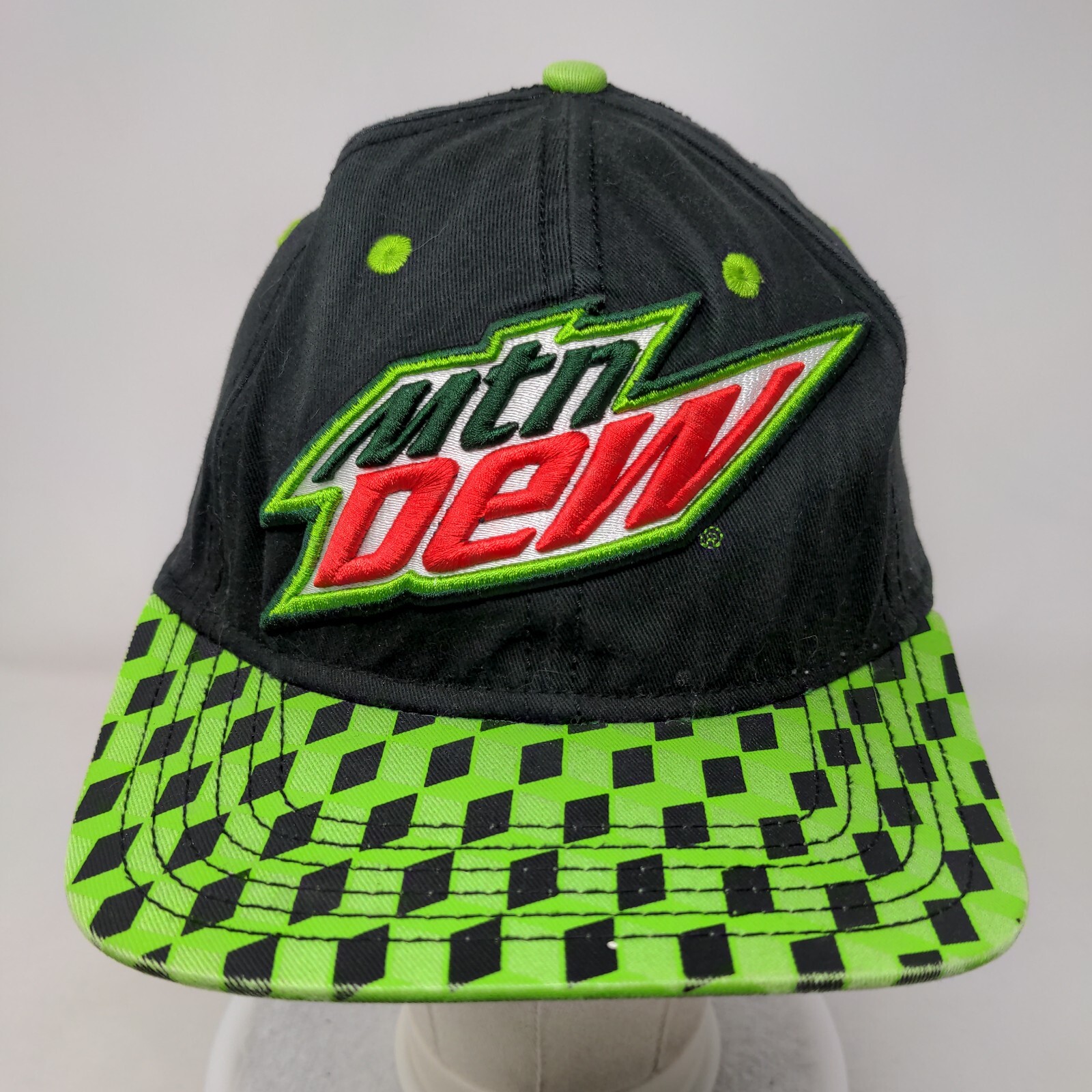 Mountain Dew Snapback Hat Multicolor One Size Adj… - image 2
