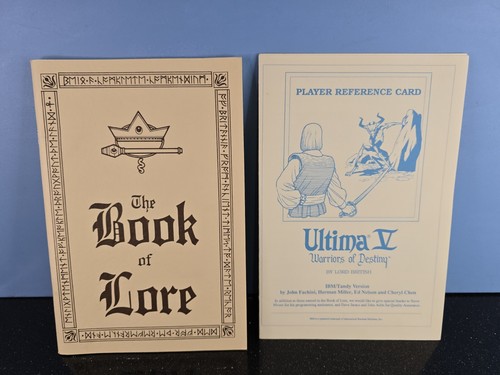 ULTIMA V Warriors Of Destiny - Origin Systems RPG Fantasy Game 1988 Complete - Picture 14 of 18