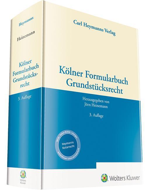 Thumbnail - Kölner Formularbuch Grundstücksrecht Jörn Heinemann