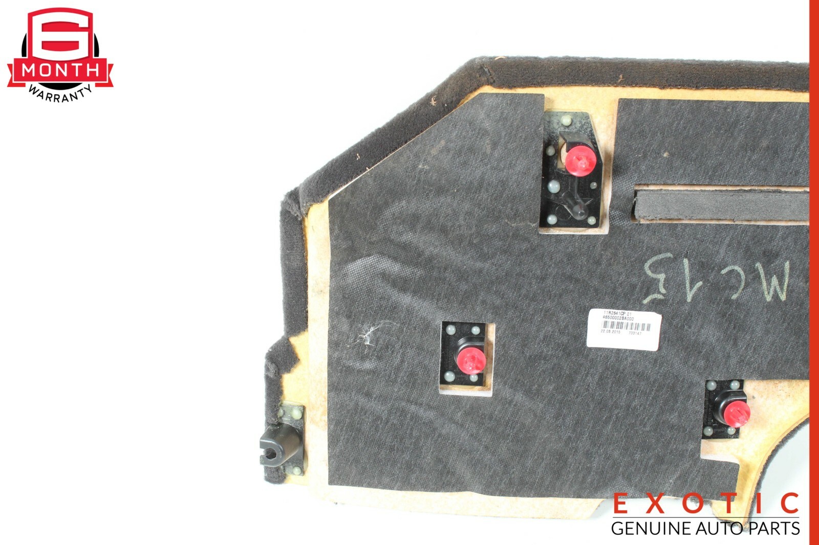 15-17 McLaren 650S Front Left Driver Side Interior Carpet Trim Panel Cover OEM