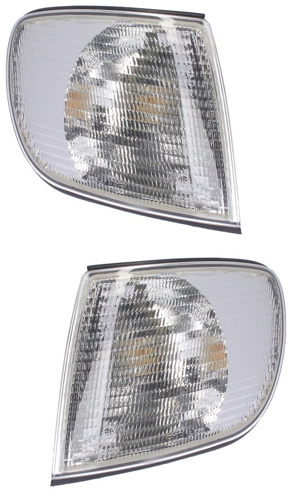 Feux lampe clignotant avant gauche + droite Audi A6 C4 finition cristal transparent look neuf