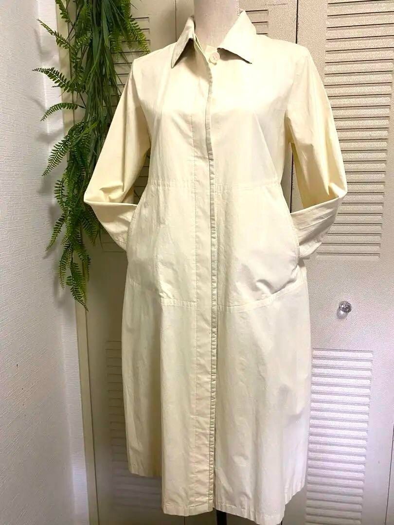 BURBERRY LONDON BLUE LABEL FN528-235 Women's Cotton Coat Size 38 in White