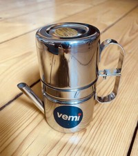 Caffettiera Napoletana VEMI vintage Edelstahl...