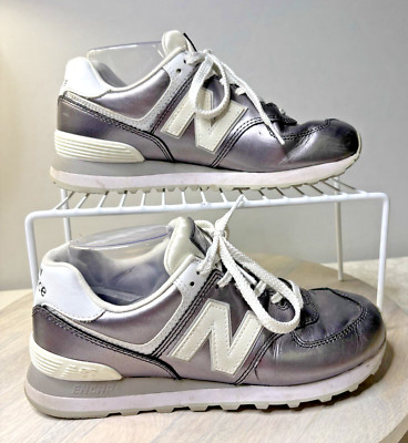 New Balance Women's silver metallic Sneakers US 8