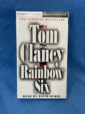 RAINBOW SIX by Tom Clancy (1998, Audio Cassette, Abridged) Audiobook SEALED NEW