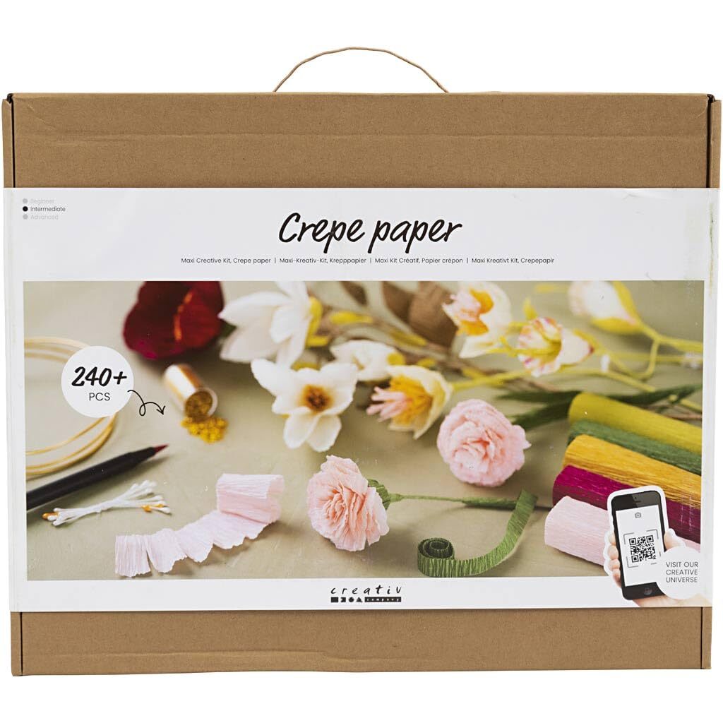 Diy Kit - Maxi Creative Kit - Crepe Paper (97088) Toy NUOVO