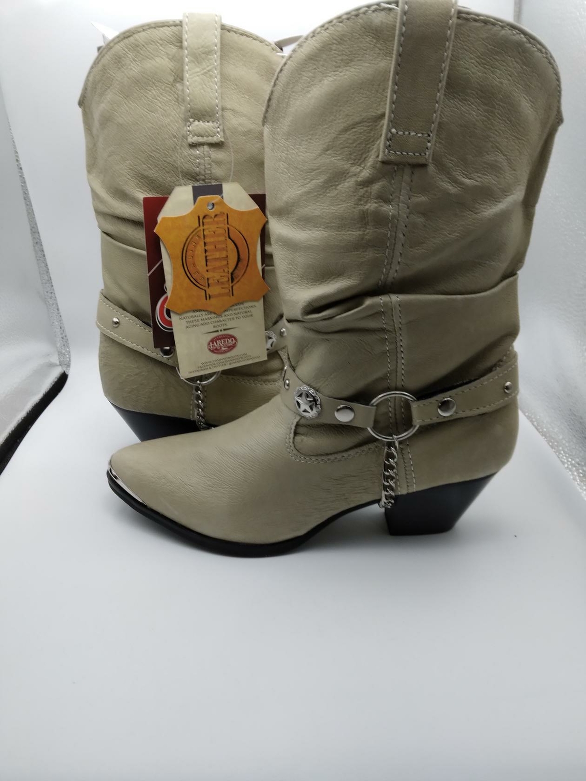 Dingo Women's Olivia Slouch Boot,Tan,7 
