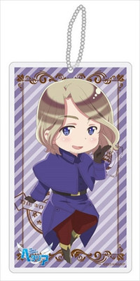 Hetalia Axis Powers France Beautiful World Clear Strap Key Chain NEW