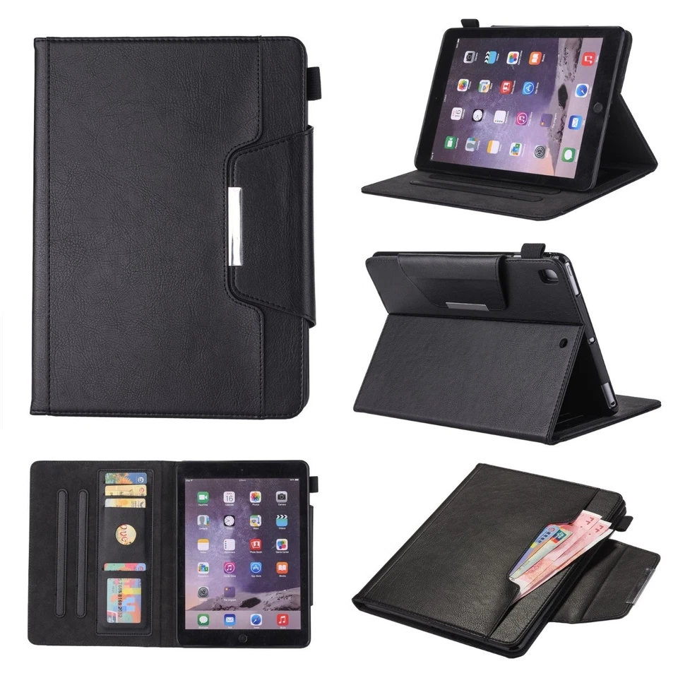 Leather Folio Stand Case For iPad (A16)/10th 9th 8th 7th 6th 5th Gen 10.2"/9.7" - Image 3 of 4