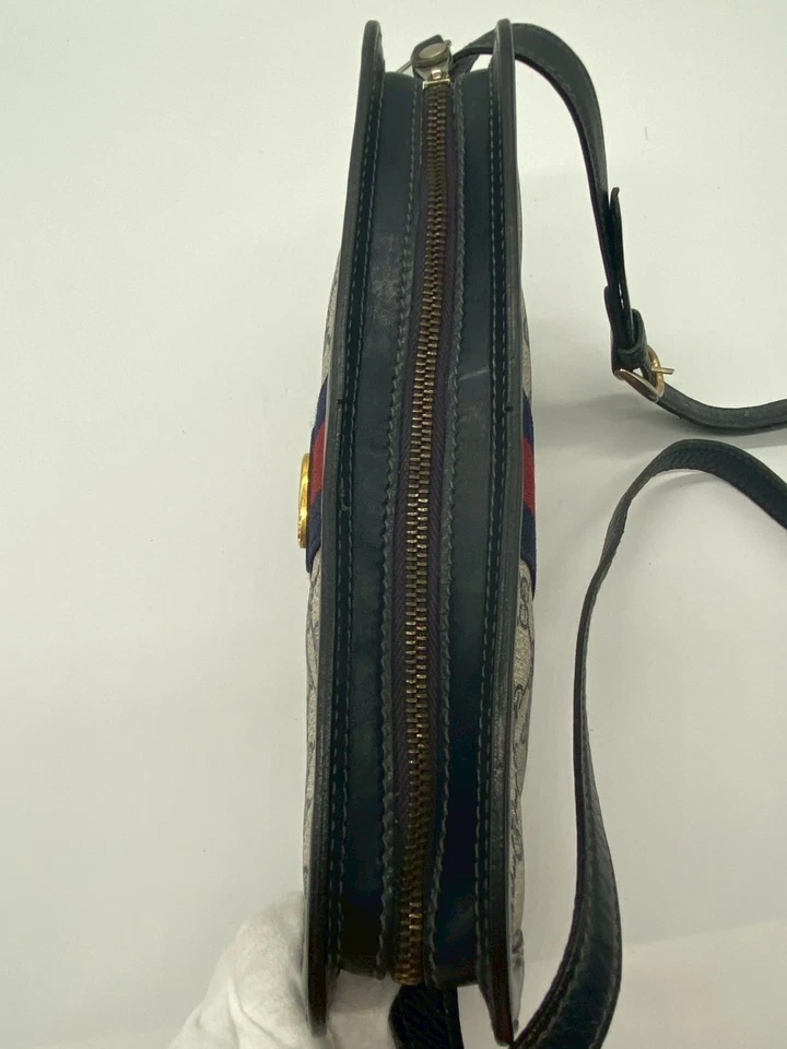 Bolso de Hombro Gucci Vintage GG PVC Línea Jerez Autenticidad Foto 4 de 4