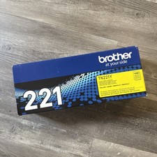 BROTHER TN221Y Yellow Toner Cartridge  NEW IN SEALED IN ORIGINAL PACKAGE 