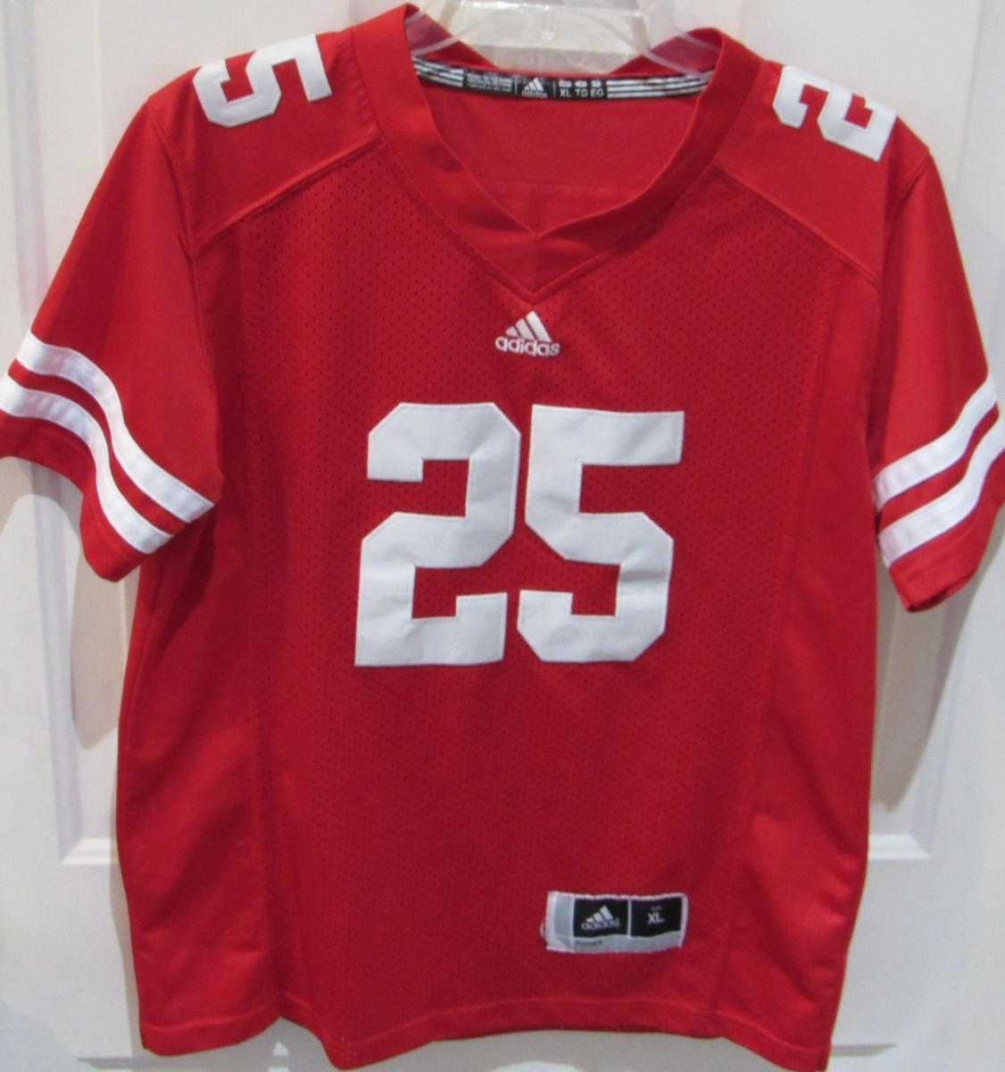 Wisconsin Badgers # 25 Melvin Gordon Women's XL NCAA Football