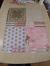 Basic Grey True Love. 10 Sheets New As Pictured. Scrapbook