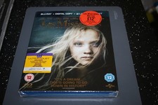 Les Miserables (Blu-ray, 2013) Brand New. Cert 12. + Slip Cover.