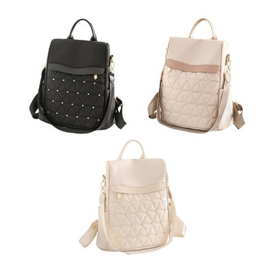 Rucksack mit Geldbörsenhalter, Rucksack mit Reißverschluss, Tagesrucksack