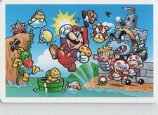 Super Mario Bros King of Hearts Playing Card Nintendo Japanese Menko Vintage