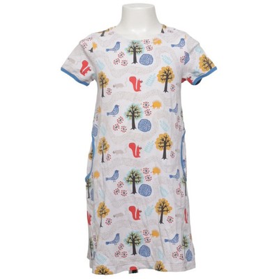 Me&i, Kleid, Größe: 122/128, Weiß/Mehrfarbig, Baumwolle/Elasthan, Sonstiges #RYB