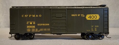 Coche de caja superior Athearn RTR HO escala CStPM&O 40' CMO 20032 Chicago StPaul Kadee | Condition: Used