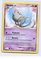 SPOINK 121/146 COMMON LEGENDS AWAKENED POKEMON LP