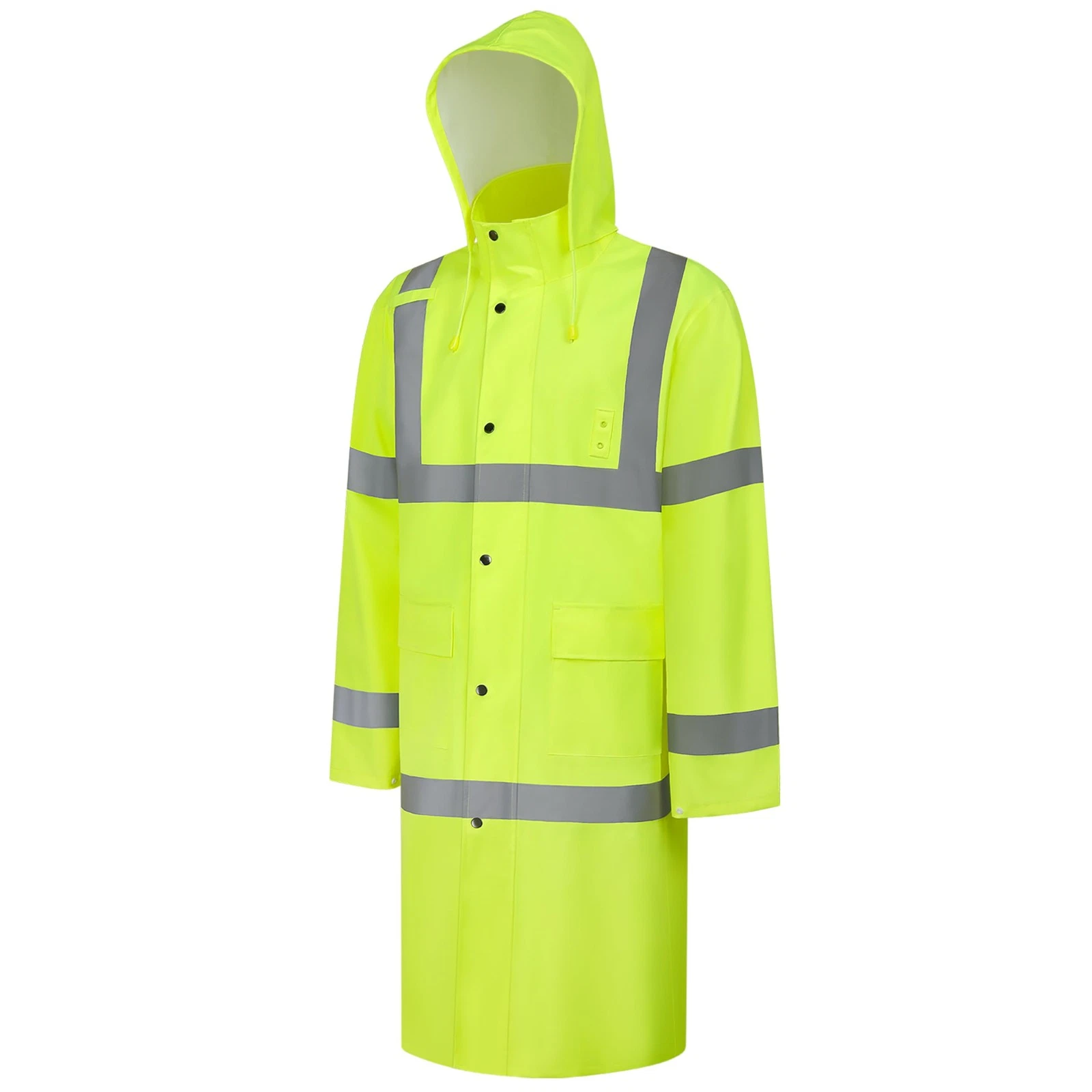 Hi Vis Rain Jacket Rain Suits for Men, Hihg Visibility Waterproof Rain Coat w...
