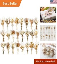Dried Flowers for Vase Mini Bouquet 12/24 Pack Natural Wildflowers Crafts Decor