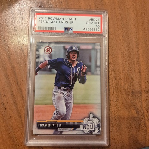 2017 Bowman Draft Fernando Tatis Jr. BD-71 RC Base Padres PSA 10
