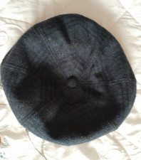 TK Maxx, 100% wool, navy blue, mens' cap, size S-M