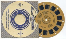 Alaska Skagway White Pass West Taku Arm 1940's Tan View-Master Single Reel 303