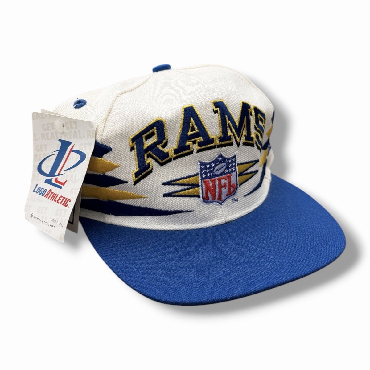 Vintage 90s Logo Athletic Diamond Pro Line NFL LA Rams Snapback