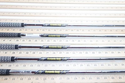 True Temper Dynamic Gold Mid 115 S300 Stiff 35.5''-36'' Iron Shaft Set .355 5516