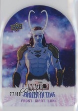 2023 Upper Deck Marvel What If? Frozen in Time Cosmic /88 Frost Giant Loki #C9