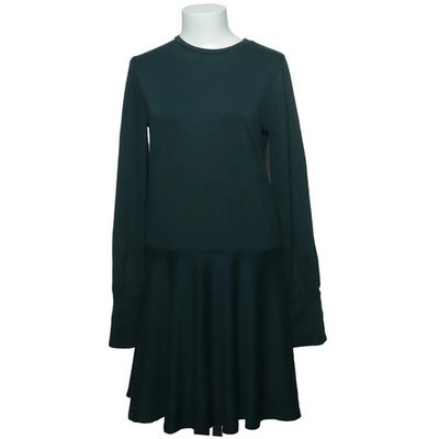Zara Basic, Kleid, Größe: S, Grün, Elasthan/Polyester/Viskose, Einfarbig #Qq1