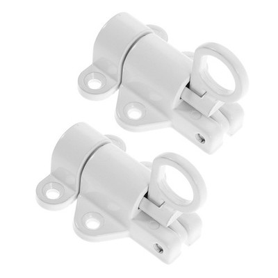 2 PCS Window Barrel Latch Wooden Fence Cabinet Spring Lock Automatic