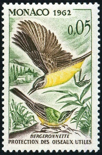 MONACO N° 581 'PÁJAROS, AGUJA DE ORO 5 C' NUEVO xx TTB - Imagen 1 de 1