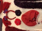 Red Hat Society HUGE LOT of Vintage & Collectibles Hats Purses Broaches Scarfs + — photo 6
