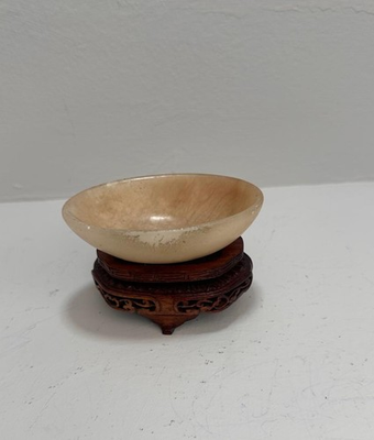 #ad Two Unusual c1900 or Republic Carved Soapstone hardstone washers GBP 32.98