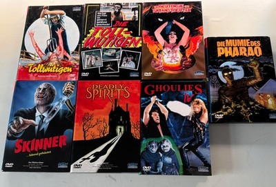 7xCMV Hartbox Trash Collection u.a Skinner/Ghoulies 4/Die Tollwütigen DVD