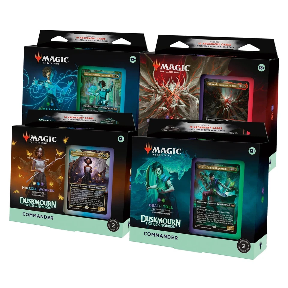 Magic the Gathering: Duskmourn (DSK) - Commander Decks (Case) (Sealed) - Image 2 of 2