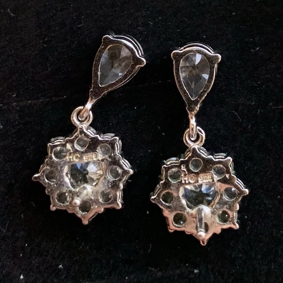 Pendientes colgantes de colección 925 circonitas Audrey Hepburn Post colección Hollywood Foto 4 de 4