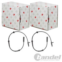 2X NK ABS-SENSOREN Hinten Passend FÜR BMW 5 6 Links+Rechts | 291539