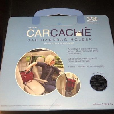New Car Cache Handbag Holder Black Net Pocket Handbag Storage For Car