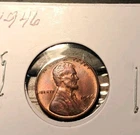 1946 Lincoln Cent. MS Red Brown In Color. Mint State. Uncirculated.