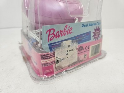 バービー⭐︎置き時計⭐︎ Vintage 2002 Barbie Dual Alarm Clock Radio BRAND for sale online