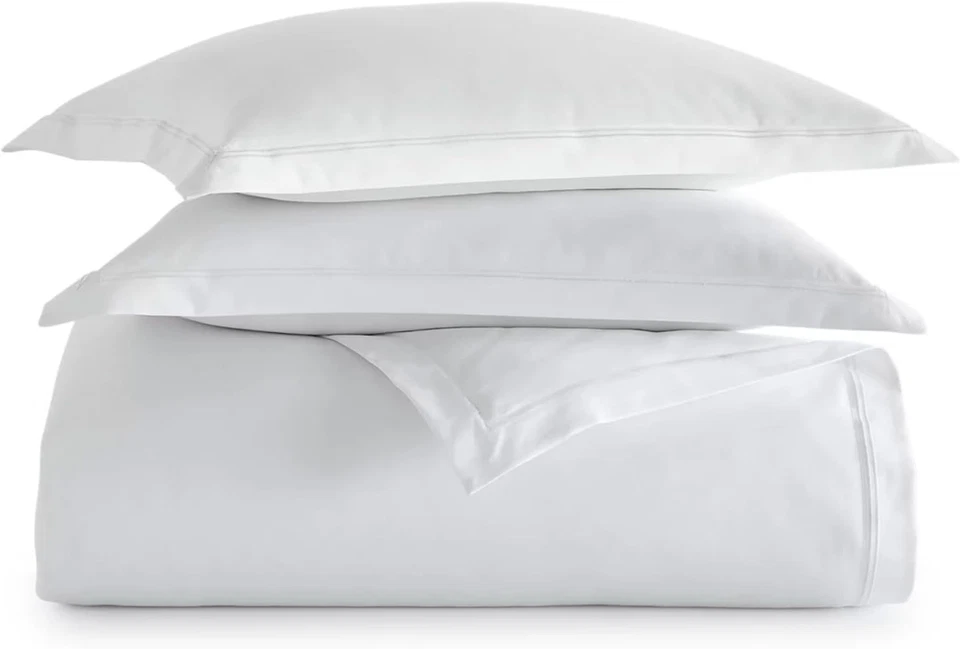 $500 Hotel Collection 680 Thread Count 3-Pc King Comforter Duvet Cover Set White - Image 1 of 4